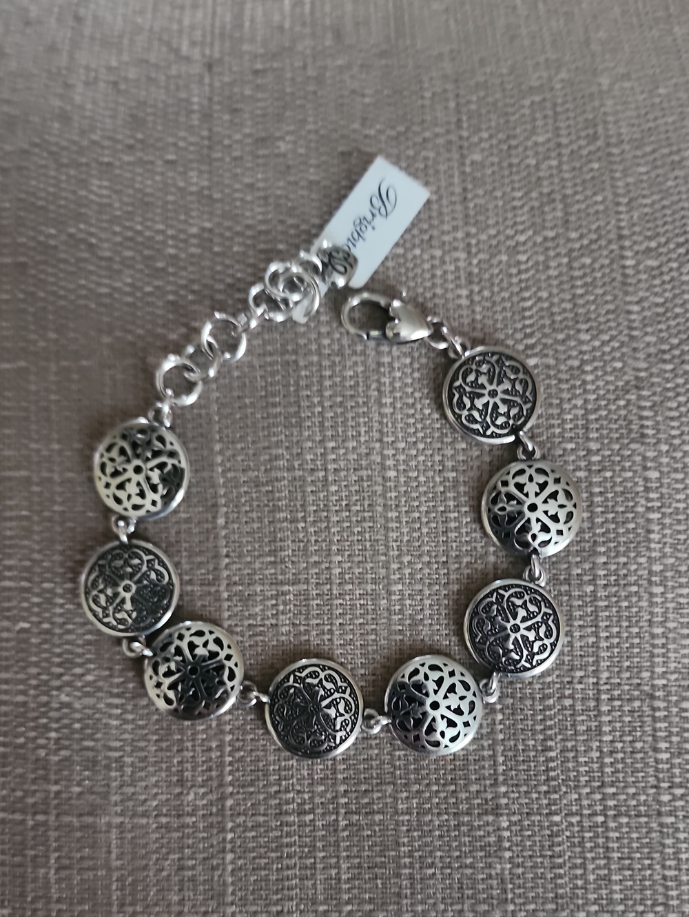 New Brighton Ferrara Medallion Link Bracelet, NWT